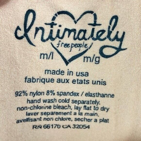 Free People Stretch Lace Pink Tank Dress Bodycon Size Medium / Large Coral Boho - Picture 4 of 8